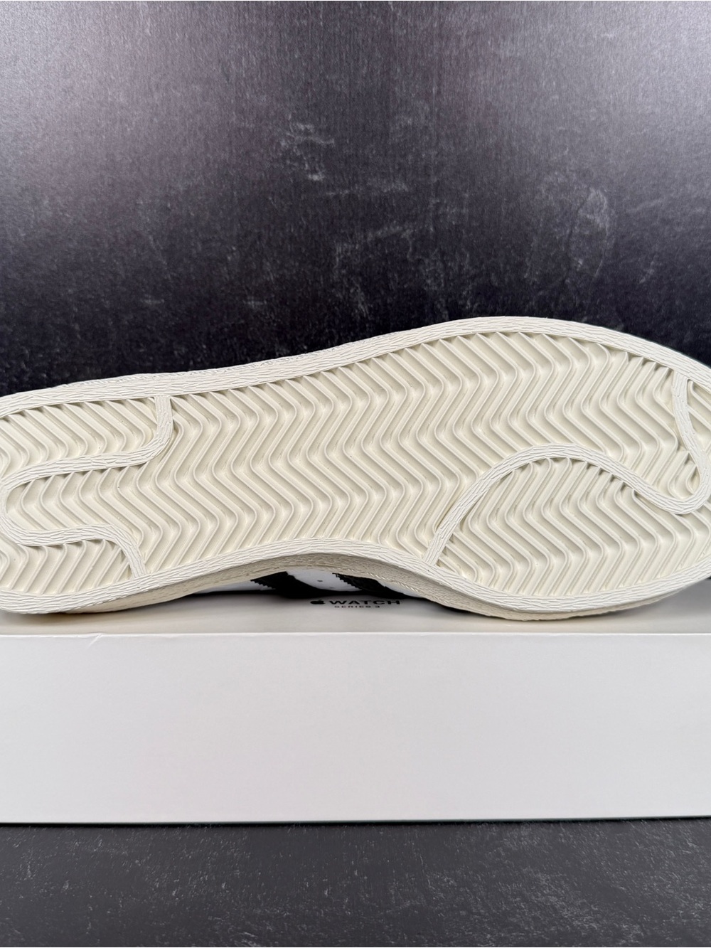 ADIDAS BAPE SUPERSTAR VINTAGE WHITE BLACK WOMENS SHOES SIZE 7 NEW - Picture 4 of 10